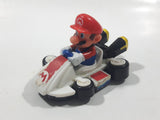 2014 McDonald's Nintendo Mario Kart Mario Plastic 3" Long Toy Character Car Vehicle