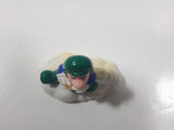 1989 McDonald's Nintendo Super Mario Bros. 3 Luigi Holding Star on a Cloud Plastic 2 1/4" Long Pullback Toy Character Car Vehicle