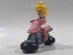 2014 McDonald's Nintendo Mario Kart Princess Peach Plastic 3" Long Toy Character Car Vehicle