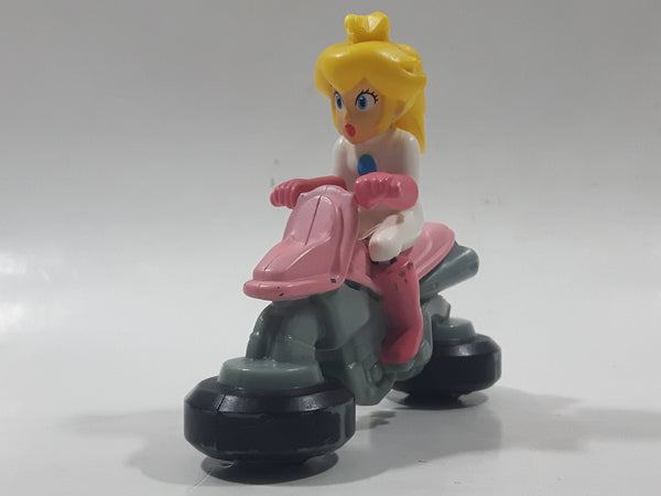 2014 McDonald's Nintendo Mario Kart Princess Peach Plastic 3" Long Toy Character Car Vehicle