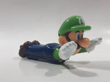 2017 McDonald's Nintendo Super Mario Flying Luigi Plastic 3" Long Toy Figure