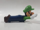2017 McDonald's Nintendo Super Mario Flying Luigi Plastic 3" Long Toy Figure