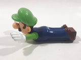 2017 McDonald's Nintendo Super Mario Flying Luigi Plastic 3" Long Toy Figure