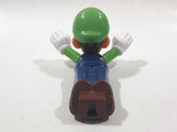 2017 McDonald's Nintendo Super Mario Flying Luigi Plastic 3" Long Toy Figure
