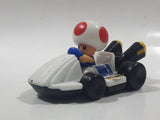 2014 McDonald's Nintendo Mario Kart Toad Plastic 3" Long Toy Character Car Vehicle