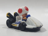 2014 McDonald's Nintendo Mario Kart Toad Plastic 3" Long Toy Character Car Vehicle