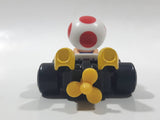 2014 McDonald's Nintendo Mario Kart Toad Plastic 3" Long Toy Character Car Vehicle
