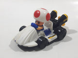 2014 McDonald's Nintendo Mario Kart Toad Plastic 3" Long Toy Character Car Vehicle