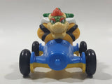 2014 McDonald's Nintendo Mario Kart Bowser Plastic 3" Long Toy Character Car Vehicle