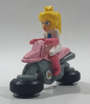 2014 McDonald's Nintendo Mario Kart Princess Peach Plastic 3" Long Toy Character Car Vehicle