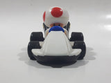 2014 McDonald's Nintendo Mario Kart Toad Plastic 3" Long Toy Character Car Vehicle
