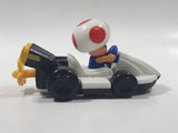 2014 McDonald's Nintendo Mario Kart Toad Plastic 3" Long Toy Character Car Vehicle