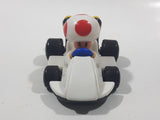 2014 McDonald's Nintendo Mario Kart Toad Plastic 3" Long Toy Character Car Vehicle