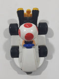 2014 McDonald's Nintendo Mario Kart Toad Plastic 3" Long Toy Character Car Vehicle