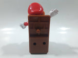 2017 McDonald's Nintendo Super Mario Waving Mario Sitting in Block Chair Plastic Toy