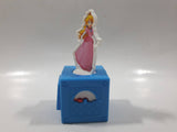 2018 McDonald's Nintendo Super Mario Princess Peach Spinning Game Plastic Toy