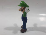 2012 Burger King Nintendo Super Mario Luigi Plastic 3" Tall Toy Figure