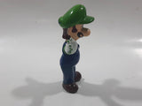 2012 Burger King Nintendo Super Mario Luigi Plastic 3" Tall Toy Figure