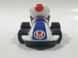 2014 McDonald's Nintendo Mario Kart Toad Plastic 3" Long Toy Character Car Vehicle