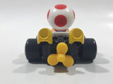 2014 McDonald's Nintendo Mario Kart Toad Plastic 3" Long Toy Character Car Vehicle