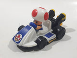 2014 McDonald's Nintendo Mario Kart Toad Plastic 3" Long Toy Character Car Vehicle