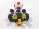 2014 McDonald's Nintendo Mario Kart Toad Plastic 3" Long Toy Character Car Vehicle