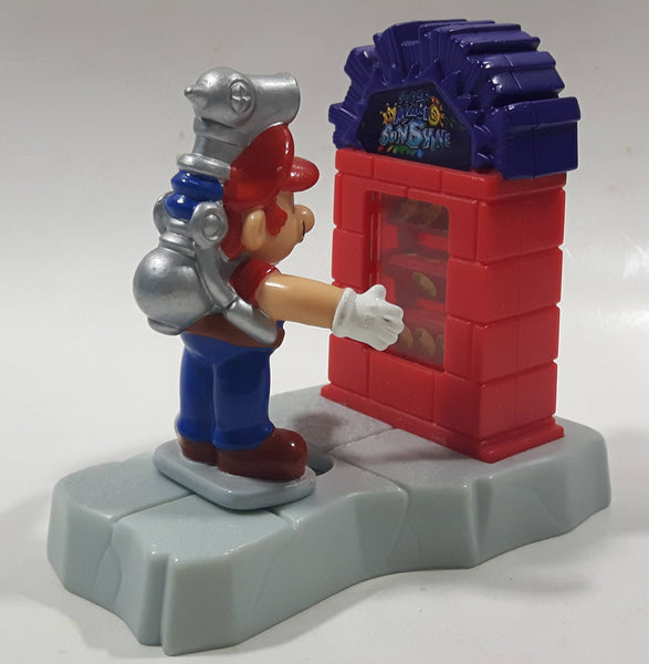 2002 Burger King Nintendo Super Mario Sunshine Coin Collector Plastic Toy