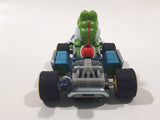 Carrera Go! Nintendo Mario Kart 7 Slot Car Yoshi Die Cast Toy Car Vehicle - Missing One Tab