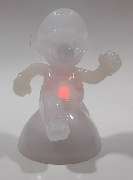 2017 McDonald's Nintendo Super Mario Invincible Mario LED Light Up 3 1/4" Tall Toy Figure Works