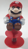 1989 Nintendo Super Mario Jumping Mario Pop Up 3 1/4" Tall Toy Figure Works