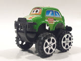 Unknown Brand Taxi Monster Truck with Eyes Green Plastic Toy Car Vehicle