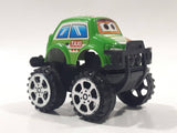 Unknown Brand Taxi Monster Truck with Eyes Green Plastic Toy Car Vehicle