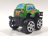 Unknown Brand Taxi Monster Truck with Eyes Green Plastic Toy Car Vehicle