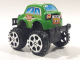 Unknown Brand Taxi Monster Truck with Eyes Green Plastic Toy Car Vehicle