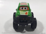 Unknown Brand Taxi Monster Truck with Eyes Green Plastic Toy Car Vehicle
