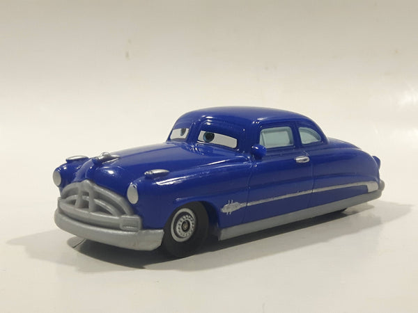 Disney Pixar Cars Hudson Hornet Blue Plastic Die Cast Toy Car Vehicle