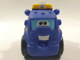 2008 Hasbro Tonka Lil Chuck & Friends Tow Truck Blue Plastic Die Cast Toy Car Vehicle C-082A
