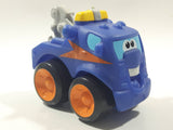 2008 Hasbro Tonka Lil Chuck & Friends Tow Truck Blue Plastic Die Cast Toy Car Vehicle C-082A