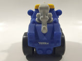 2008 Hasbro Tonka Lil Chuck & Friends Tow Truck Blue Plastic Die Cast Toy Car Vehicle C-082A