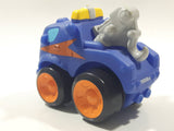 2008 Hasbro Tonka Lil Chuck & Friends Tow Truck Blue Plastic Die Cast Toy Car Vehicle C-082A