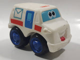 2005 Hasbro Tonka Lil Chuck & Friends Ambulance Medic White Plastic Die Cast Toy Car Vehicle C-082A