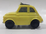 2006 McDonald's Disney Pixar Cars Luigi Yellow Pullback Plastic Die Cast Toy Car Vehicle