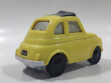 2006 McDonald's Disney Pixar Cars Luigi Yellow Pullback Plastic Die Cast Toy Car Vehicle
