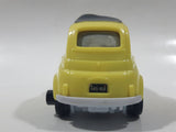 2006 McDonald's Disney Pixar Cars Luigi Yellow Pullback Plastic Die Cast Toy Car Vehicle