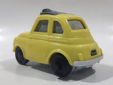 2006 McDonald's Disney Pixar Cars Luigi Yellow Pullback Plastic Die Cast Toy Car Vehicle