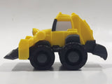 2015 Mattel Hit Bob The Builder Back Hoe Yellow Plastic Die Cast Toy Car Vehicle