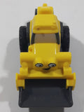 2015 Mattel Hit Bob The Builder Back Hoe Yellow Plastic Die Cast Toy Car Vehicle