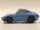 2006 McDonald's Disney Pixar Cars Sally Porsche Light Blue Pullback Plastic Die Cast Toy Car Vehicle