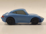 2006 McDonald's Disney Pixar Cars Sally Porsche Light Blue Pullback Plastic Die Cast Toy Car Vehicle