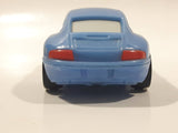 2006 McDonald's Disney Pixar Cars Sally Porsche Light Blue Pullback Plastic Die Cast Toy Car Vehicle